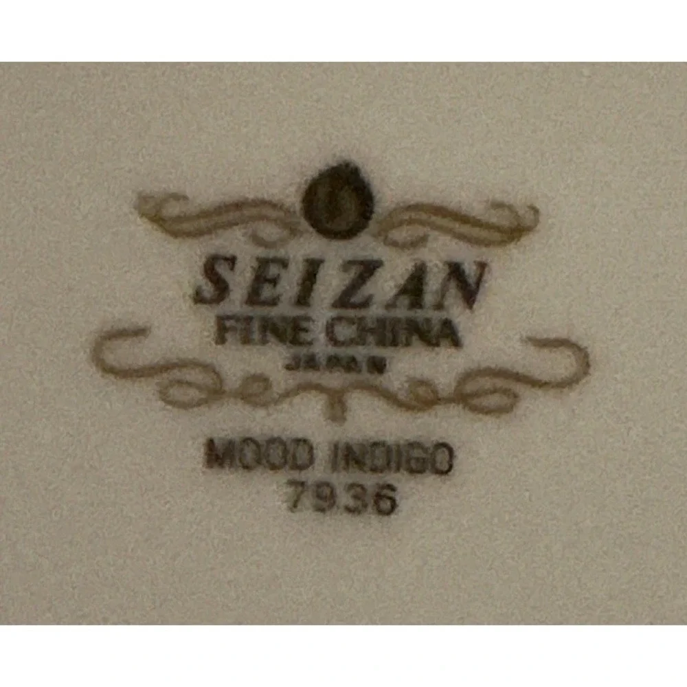 Seizan Fine China Mood Indigo 7936 7.5